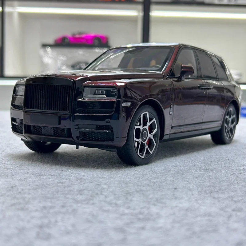 Original Diecast 1:18 Scale Cullinan Alloy SUV Car Model Finished Product Simulation Toy Gift Static Model Souvenir