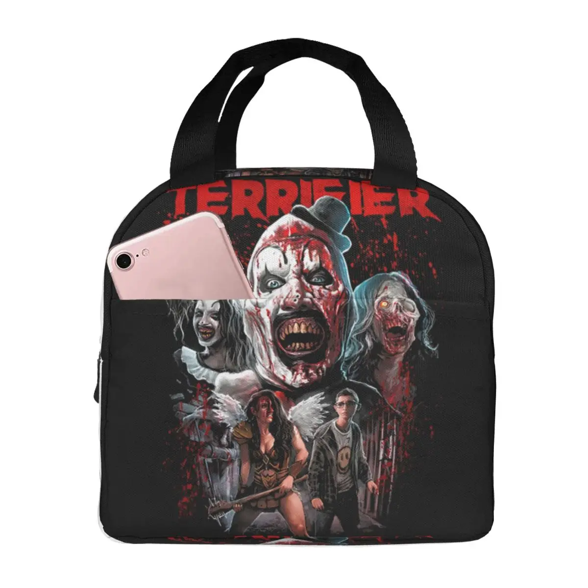 Halloween Terrifiers Insulated Lunch Bag for Women Leakproof Thermal Cooler Lunch Tote office Work School