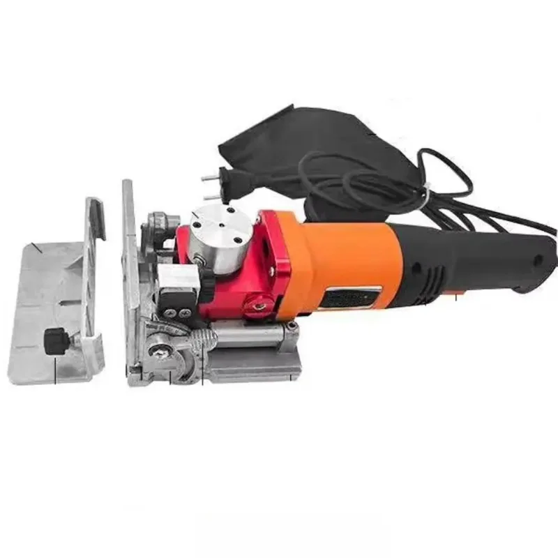 Handheld Hidden Fitting Slotting Machine Panel Furniture Wardrobe Two in One Crescent Woodworking Power Tool