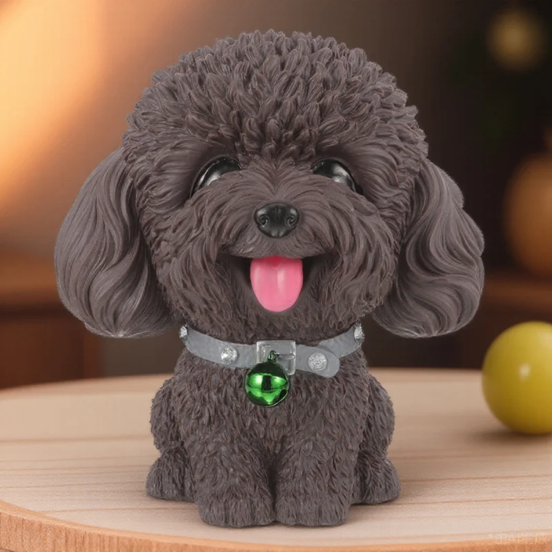 Vinyl Cartoon Hond Spaarpot Grote Capaciteit Onbreekbare Muntbank voor Kinderen Puppy Spaarpot Mooi Desktop Ornament