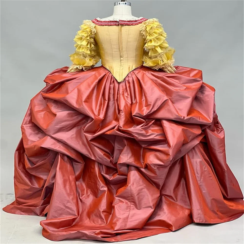 18th Century Marie Antoinette Queen Rococo Dress French Baroque A La Francaise Royal Court  Ball Gown