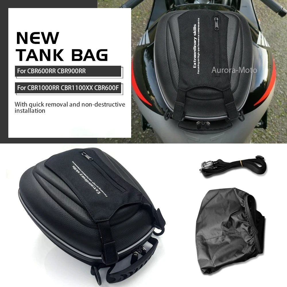 Motorcycle Fuel Tank Bag Luggage For Honda CBR600RR CBR600F CBR900RR CBR1000RR CBR1100XX Navigation Racing Bags Tanklock