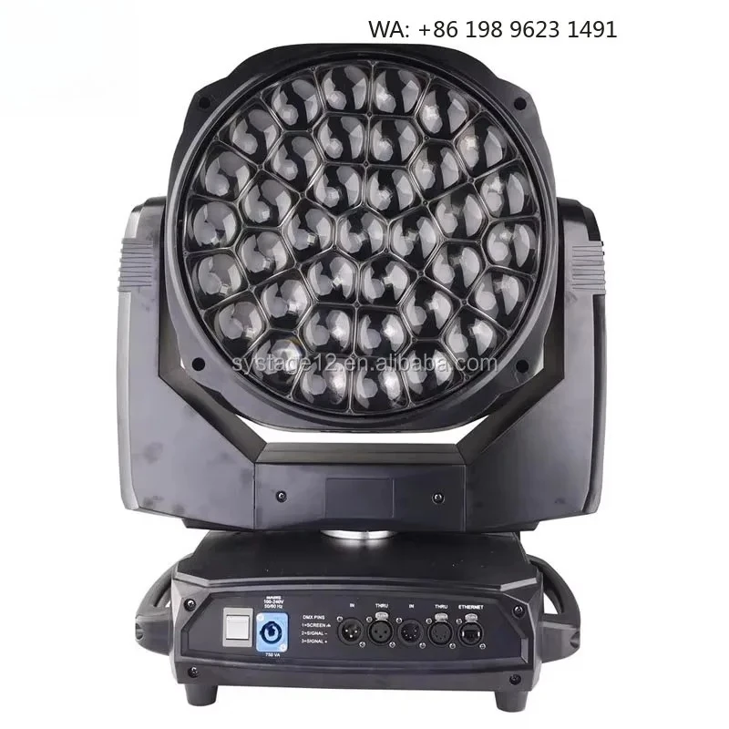 36x15W Multi-eye Moving Head Wash Light Color Blending Stage Lamp for Festival Disco Theme Park Stage Shows