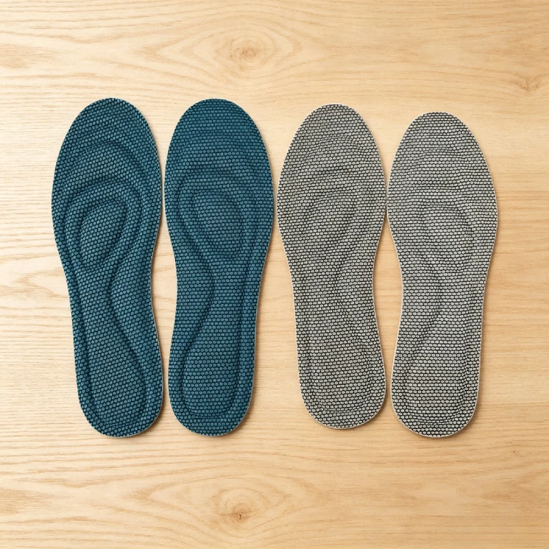 2 Pairs Memory Foam Orthotic Insoles Shock Absorbing Breathable Cushion Shoe Inserts for Men Women Walking Running