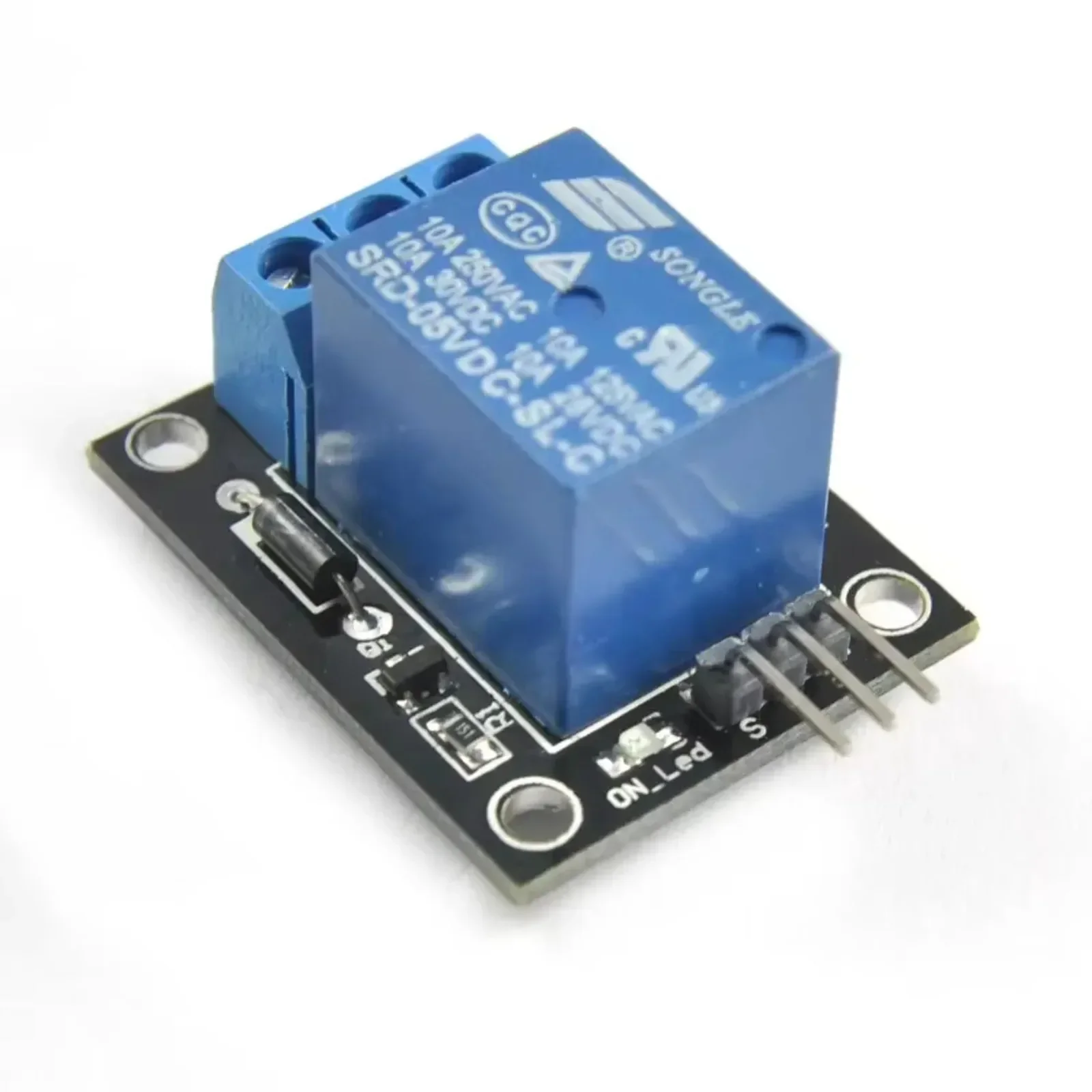 5PCS 1 Channel 5V Relay Module for Arduino PIC AVR ARM DSP SRD-05VDC-SL-C Low Level Trigger Relay Board for Smart Home & DIY