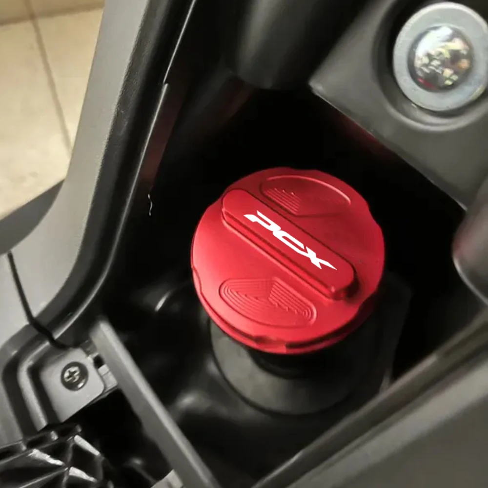 Motorcycle Fuel Tank Cover Petrol Box Cap For Honda PCX 125 150 160 200 EV HP MPG PCX160-CBS 2018 2019 2020 2021 2022 2023 2024