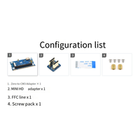 Waveshare for Raspberry Pi Zero 2W to CM3 Expansion Board 40PIN GPIO Adapter Board with CM3 Core Board