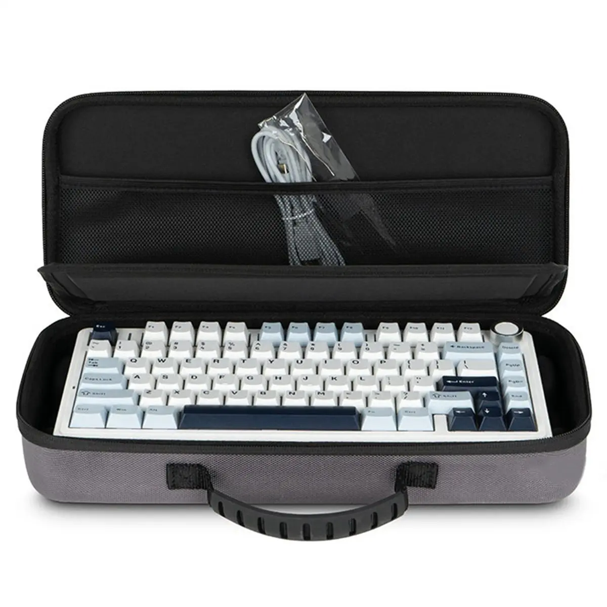 Super Sale Hard EVA Case for ROG Extreme AULA F75 Gaming Mechanical Keyboard Storage Bag for Logitech GPRO X TKL Carrying Case
