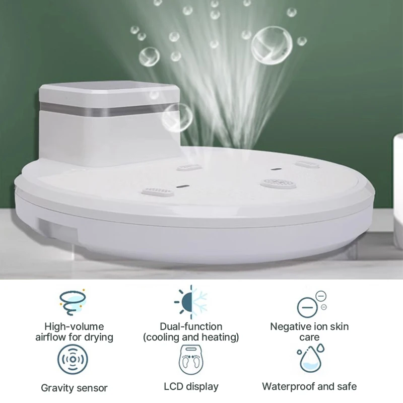 Body dryer, after shower warm air hair dryer, touch panel, child lock function, timer 4 speed, customizable logo