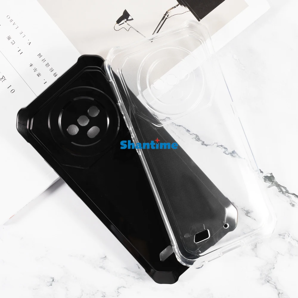 Soft Case + 2 Pack Tempered Glass Screen Protectors for Cubot Kingkong ES Full-Body Protection