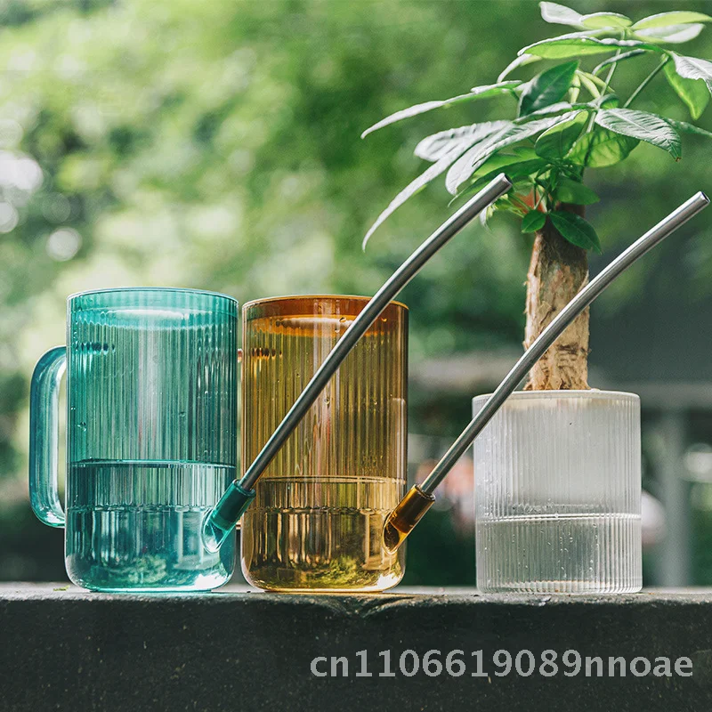 

1л скандинавская пластиковая спринклерная бутылка, экономия воды, мясистая лейка для растений с длинным ртом и нержавеющей сталью для дома