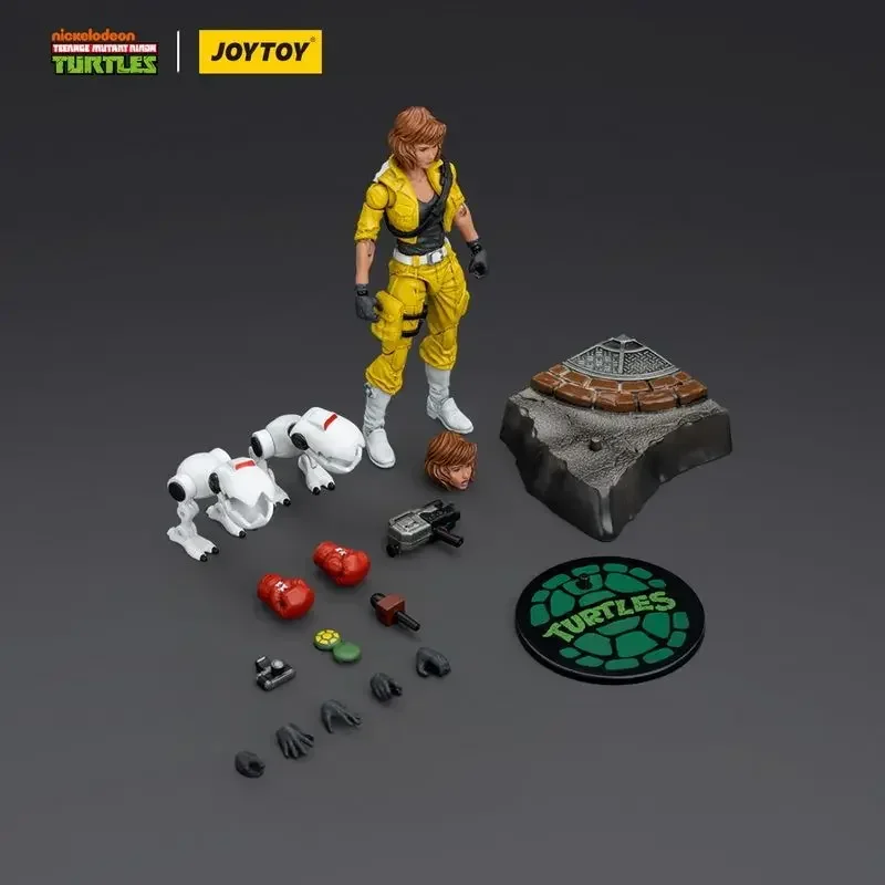 

[В НАЛИЧИИ] JOYTOY 1/18 Фигурки TMNT Splinter April O'Neil Аниме Фигурки Модель игрушки