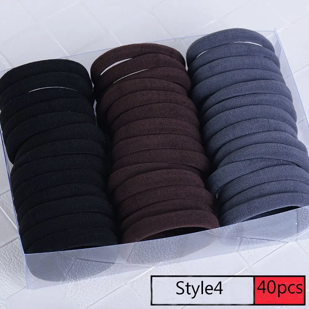 

40/60 шт. новые аксессуары для волос, подарок для девочек, резинки ярких цветов, эластичные резинки для волос