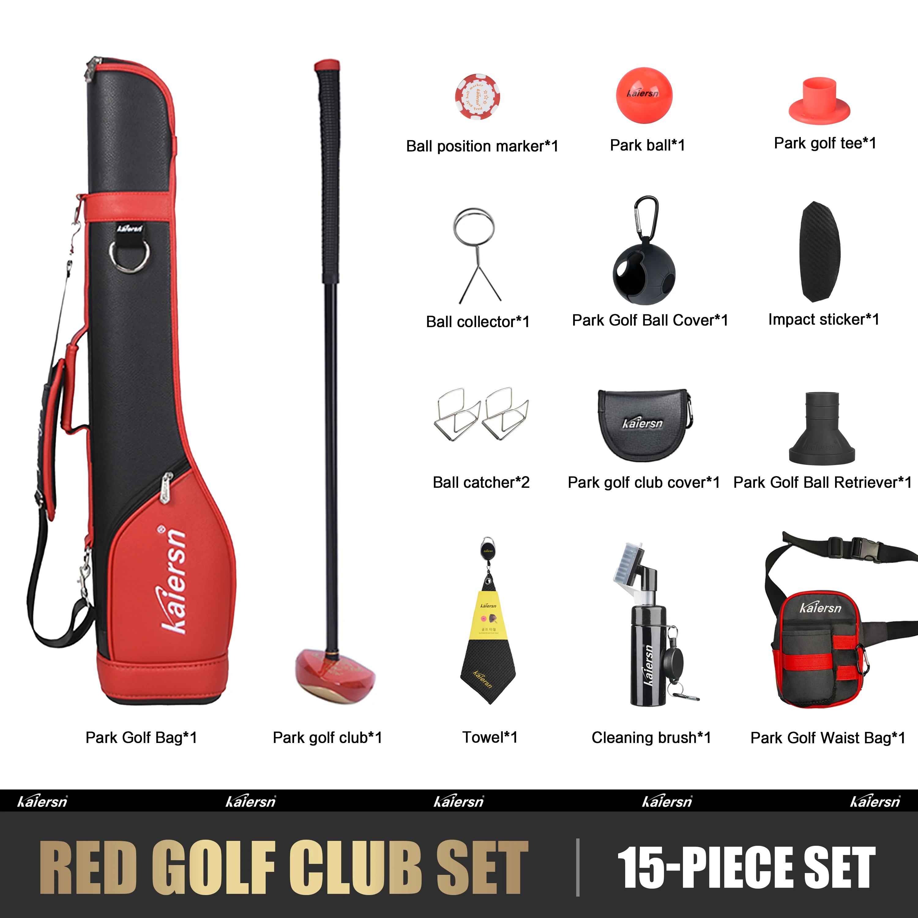 Kaiersn Park Golfset voor begi - Men Accessories Kit Bag recensie en prijs
