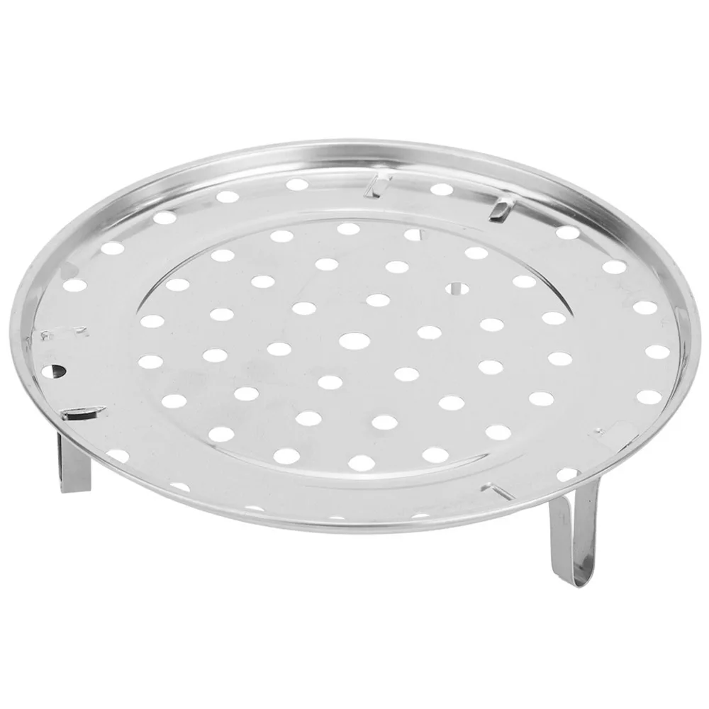 

Cooking Accessories Stainless Steel Steamer Rack Round Detachable Legs Cooking Rack 26cm/10.2in Thicken Steaming Stand Pans
