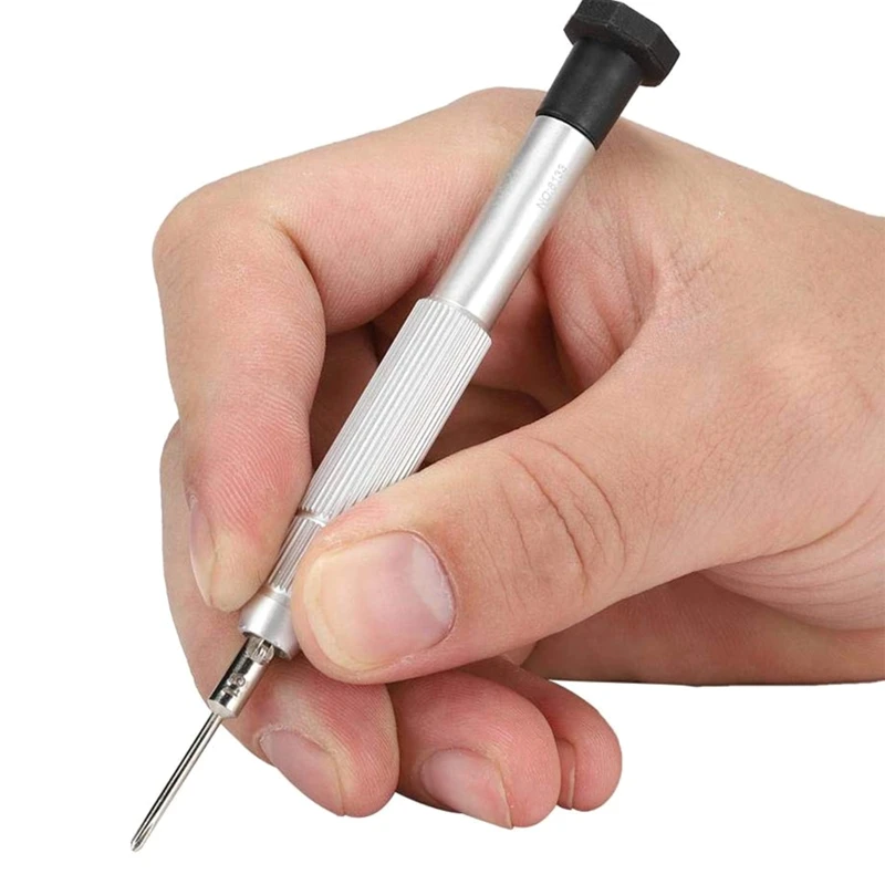 Multifunctional Aluminum Small Screwdriver with 10-style Screwdrivers Drop Shipping