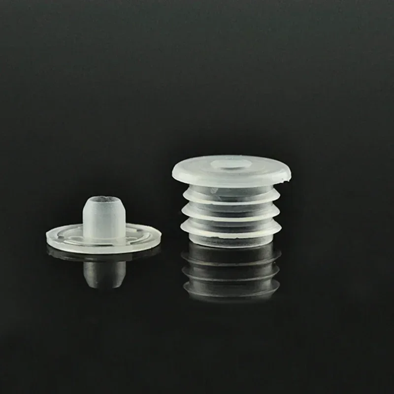 18R Essential Oil Bottle Plug  for Leak-Proof Inner Stopper Drop Stopper Silicone Cap PlasticConcave T-Type Flat Stopper - Image 4