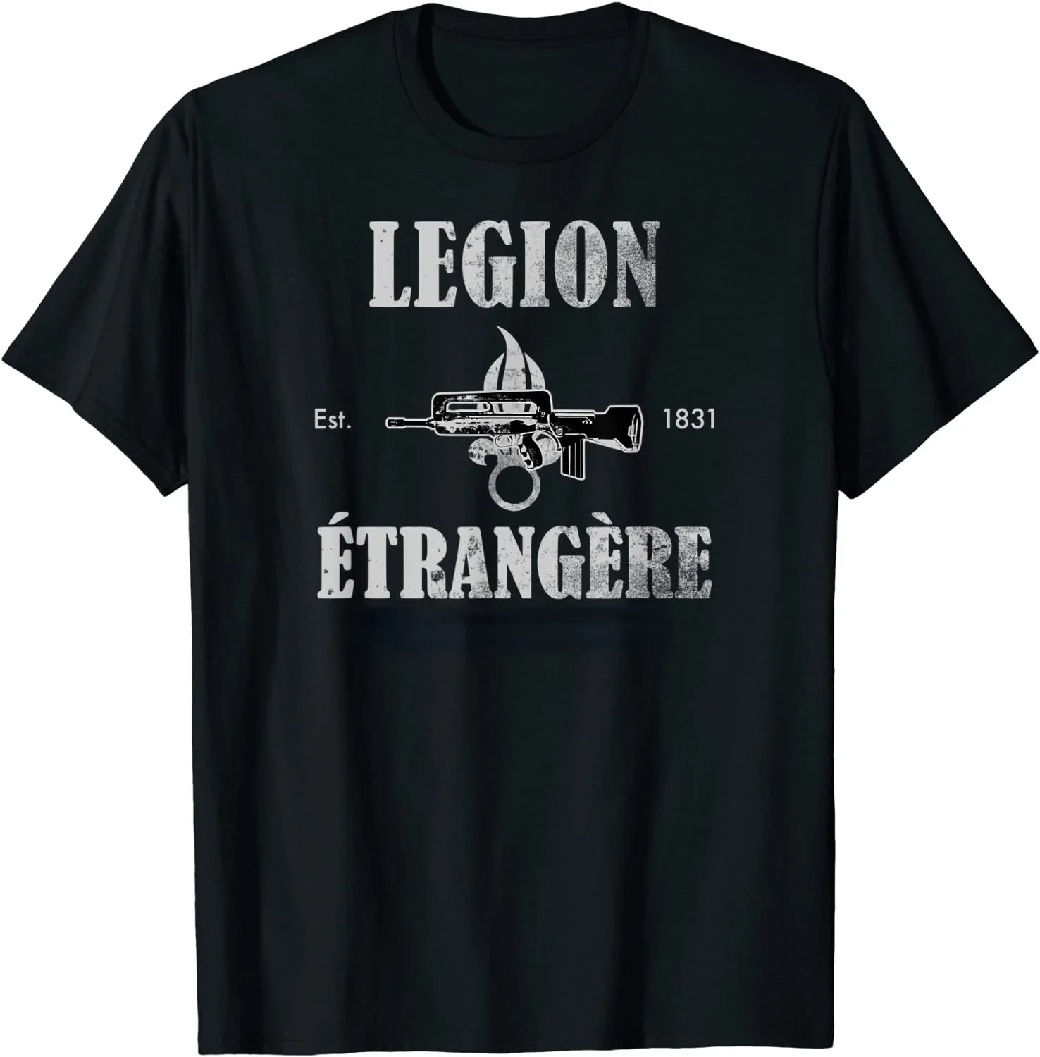 

French Legion Etrangere Men T-Shirt Army Special Force Shirt Short Casual 100% Cotton O-Neck T Shirts