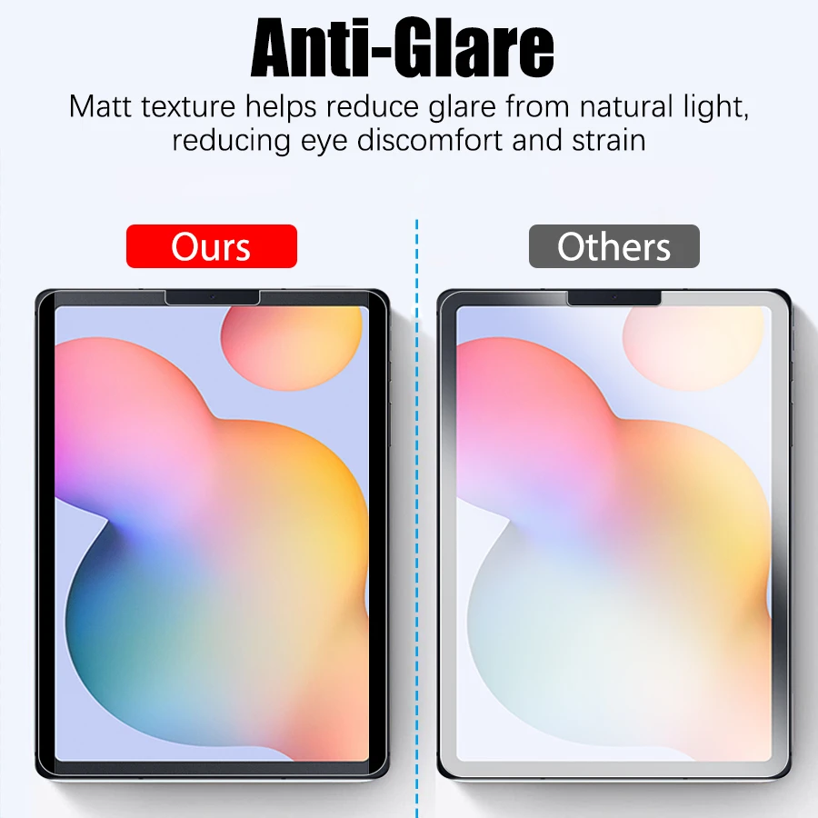 Papier magnetisch wie Displayschutzfolie für Samsung Galaxy Tab S6 Lite A9 Plus S10 S8 S9 Plus Ultra S7 Fe S10 S9 Fe A8 Film – Detail 10