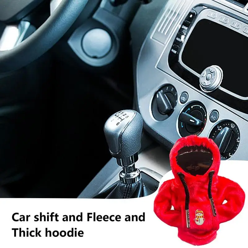 Car Shifter Hoodie Christmas-theme Sweater Hoodie For Car Shifter Adjustable And Stylish Gear Shift Cover Shift Gear Cover For