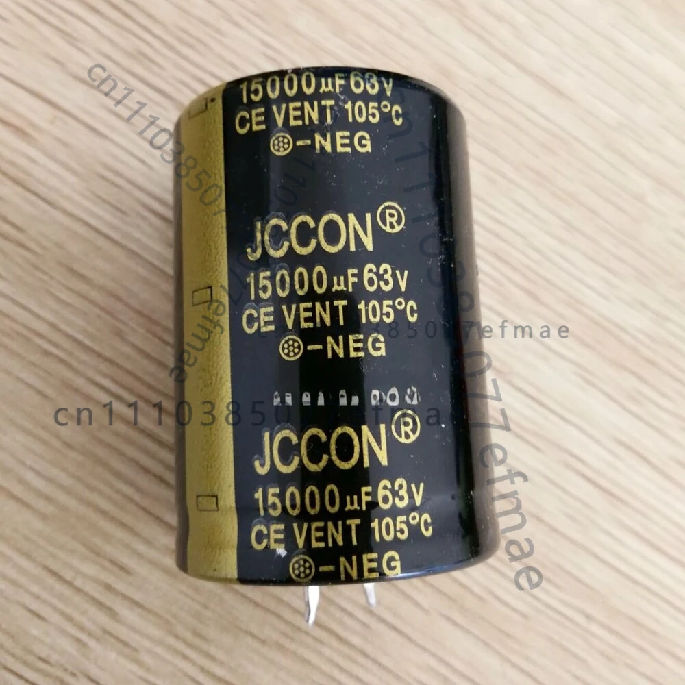 For JCCON, 1Pair 15000UF 63V HiFi Audio Electrolytic Capacitor 35x50mm Professional Power Amplifier Filter Aluminum Electrolytic