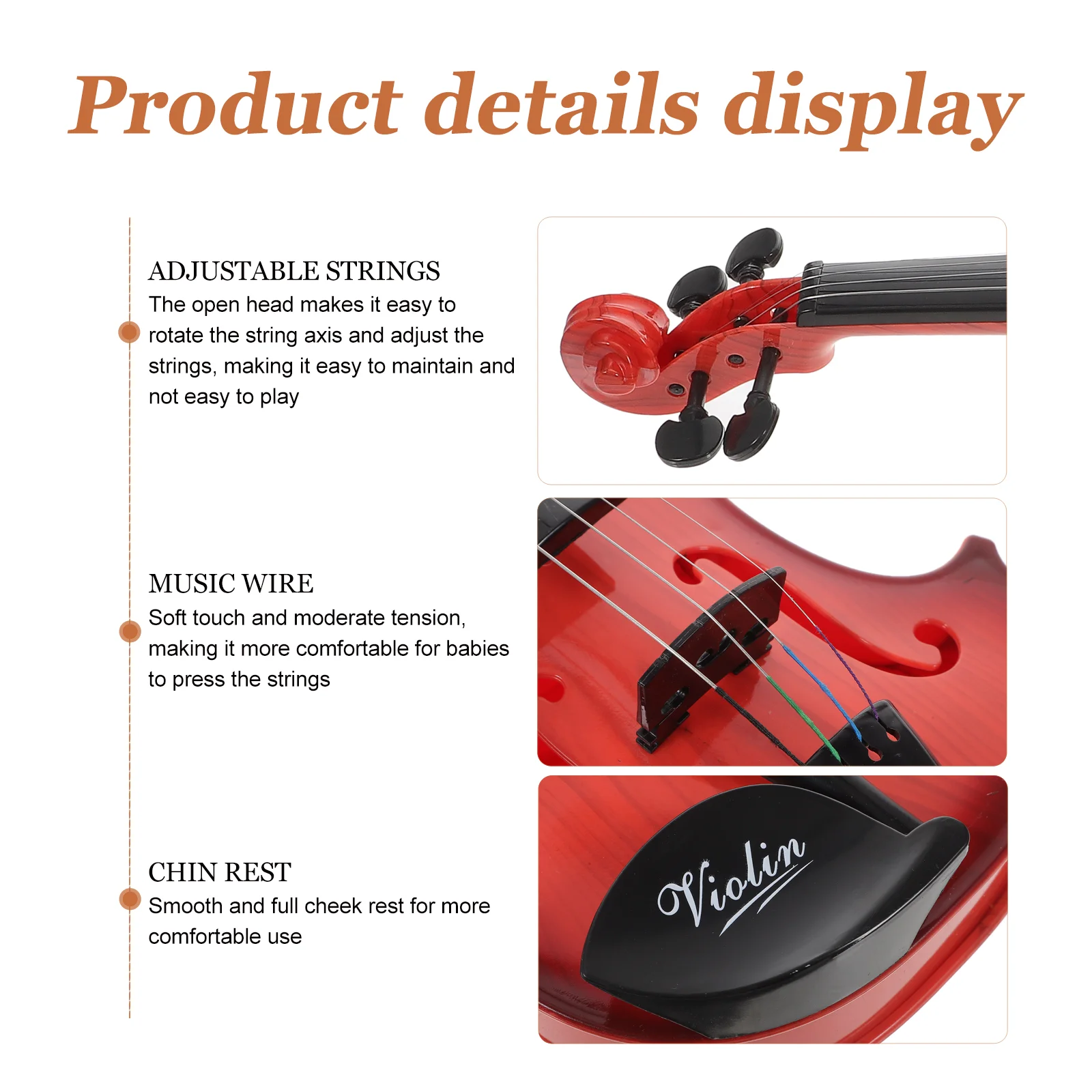 Kids Violin Toy Children Musical Violin Toy Violin Musical Instrument Toy Beginner Violin Toy kids violin