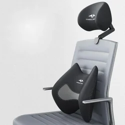 Chair Headrest Office Computer Chair Headrest Adjustable Chair Back Heightened Headrest Sleep Breathable Comfortable Backrest