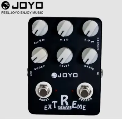 

JOYO JF-17 Guitar Effect Pedal Extreme Metal Distortion Pedal Accessories Ture Bypass suitable for Electric Guitar Bass