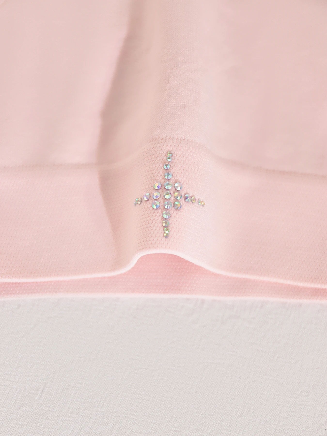 Pantalones triangulares de cintura media sin costuras de 5 piezas, suaves y cómodos, sexys y elegantes con diseño de diamantes de imitación para ropa interior de mujer,