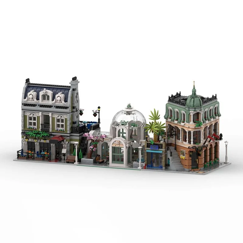 1632 قطعة MOC وحدات حديقة نباتية وحدات نموذج اللبنات البناء لتقوم بها بنفسك هدايا عيد الميلاد فكرة لعبة التعليم عيد ميلاد #3