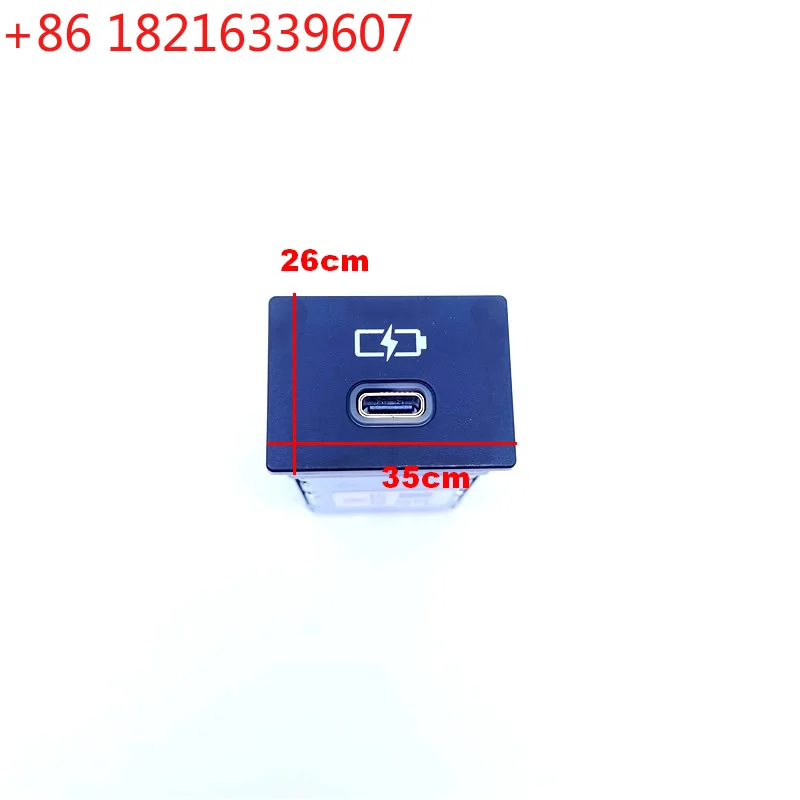 TAO Car USB Type-C Car Fast Charger Connection Harness LED light For Toyota CAMRY Highlander Seine Camry Corolla RAV4 Yaris 18-2