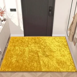 GGdiLiaDen Decoration Golden Carpet Home Bed room Soft Large Simple Carpet