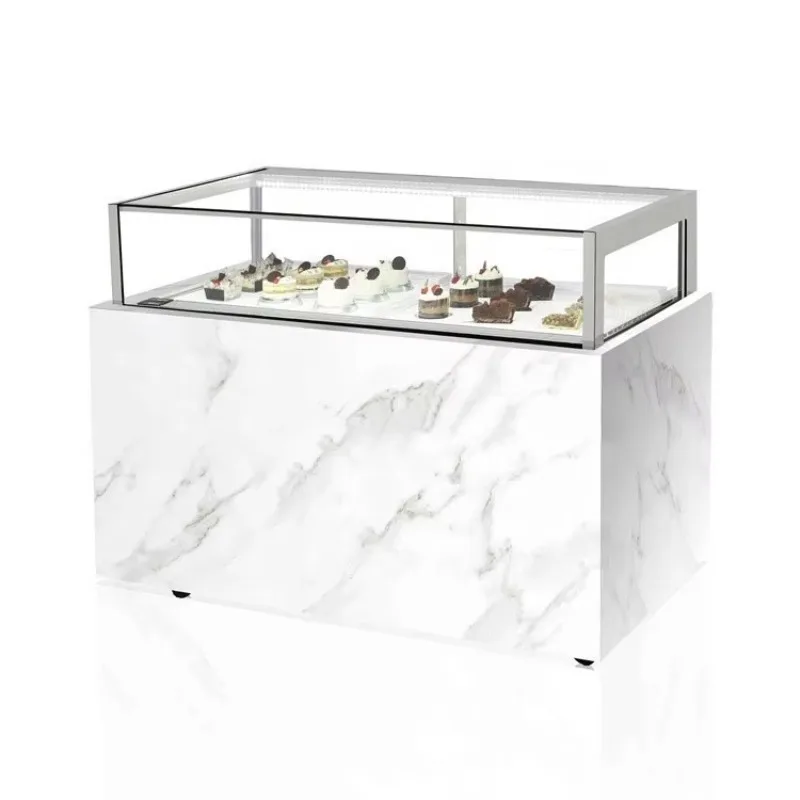 Low Price Commercial Refrigerated Cheesecake Candy and Chocolate Display Showcase