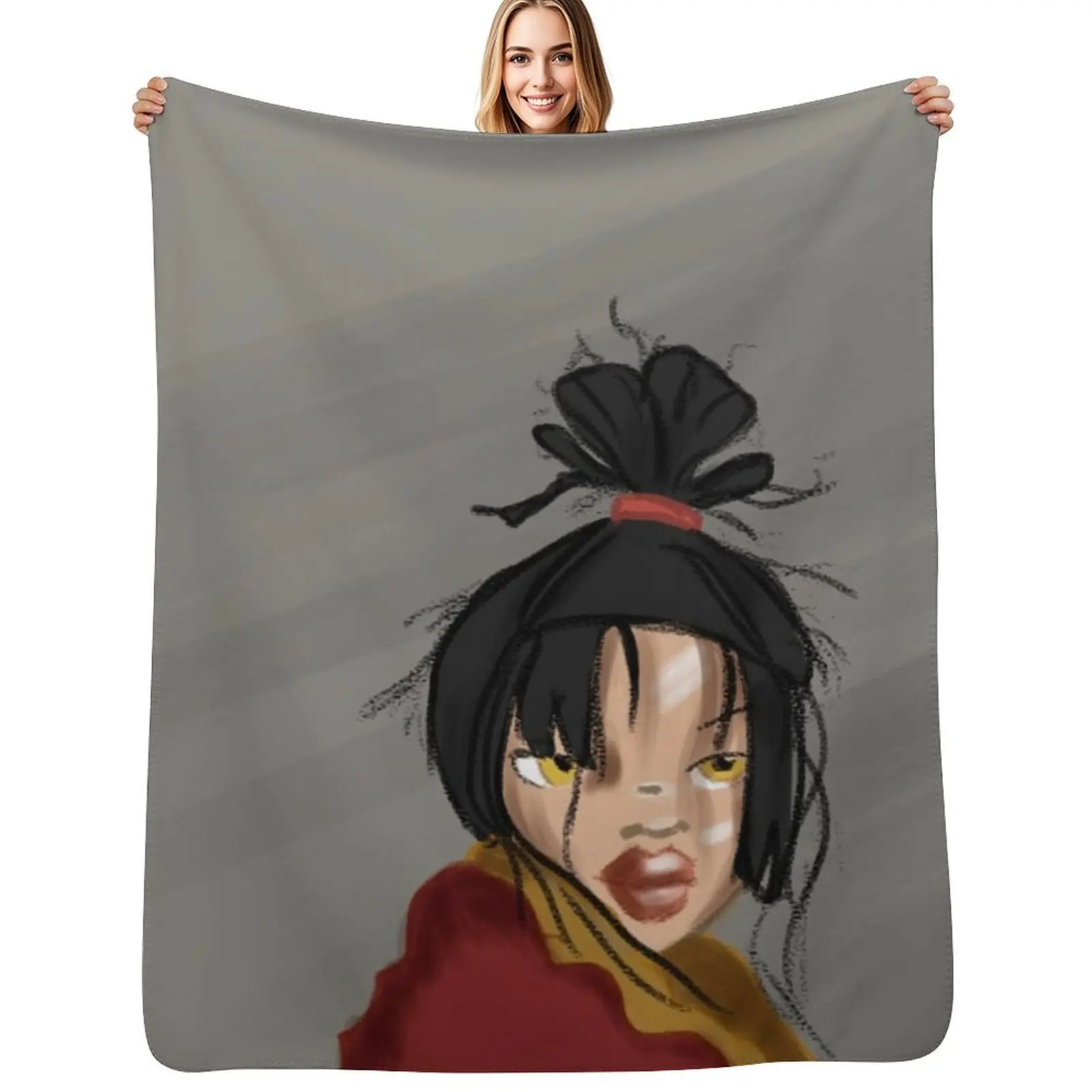 Meme Azula Throw Blanket Custom Retros Designers Extra Large Throw Blankets For Bed Camping Blankets