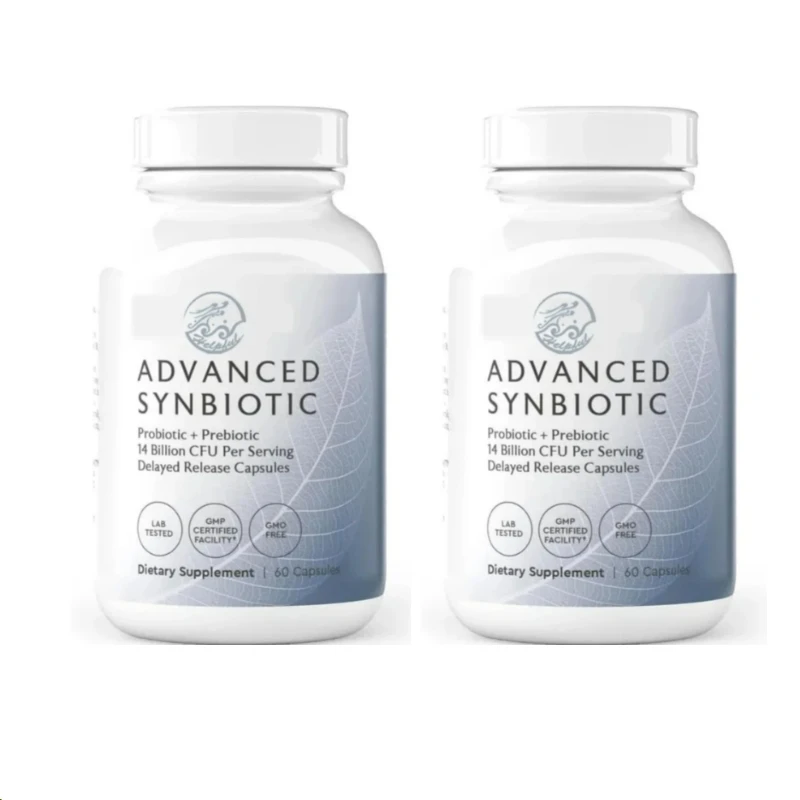 60 cápsulas Probióticos Probióticos Unidades de colonia de 14 mil millones Suplemento de liberación sostenida, L-glutamina, promueve la integridad intestinal