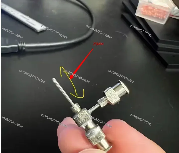 Detachable Coaxial Needle Electrospinning Metal Needle Melt Wet Process Shell Core Skin Core Hollow Fiber