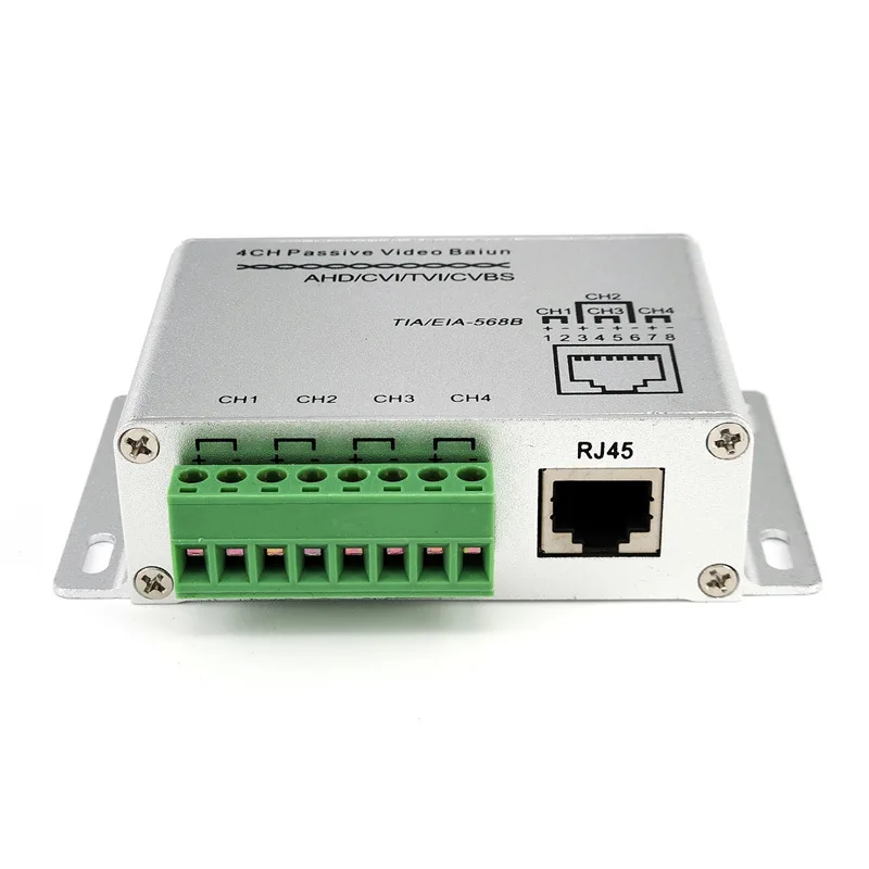 Transceptor pasivo de 4 canales y 8 canales, adaptador Balun de vídeo, transmisor BNC a UTP Cat5/5e/6, Cable 720P 1080P, HD, CVI/TVI/AHD
