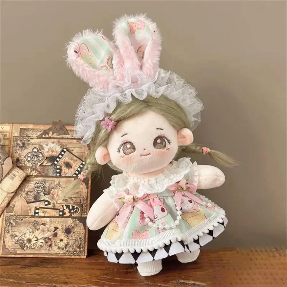 20 cm IDol poppenkleertjes outfit accessoires prinses jurk mode lolita outfit DIY jurk set meid jurk voor katoenen ster pop