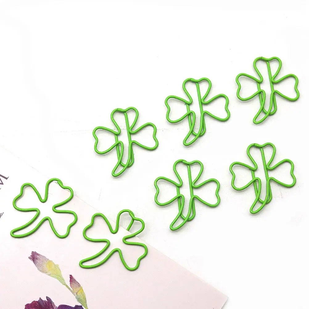 30 Pcs Paper Clip Colored Paperclips Bookmark File Folder Metal Thick Bookmarks Work