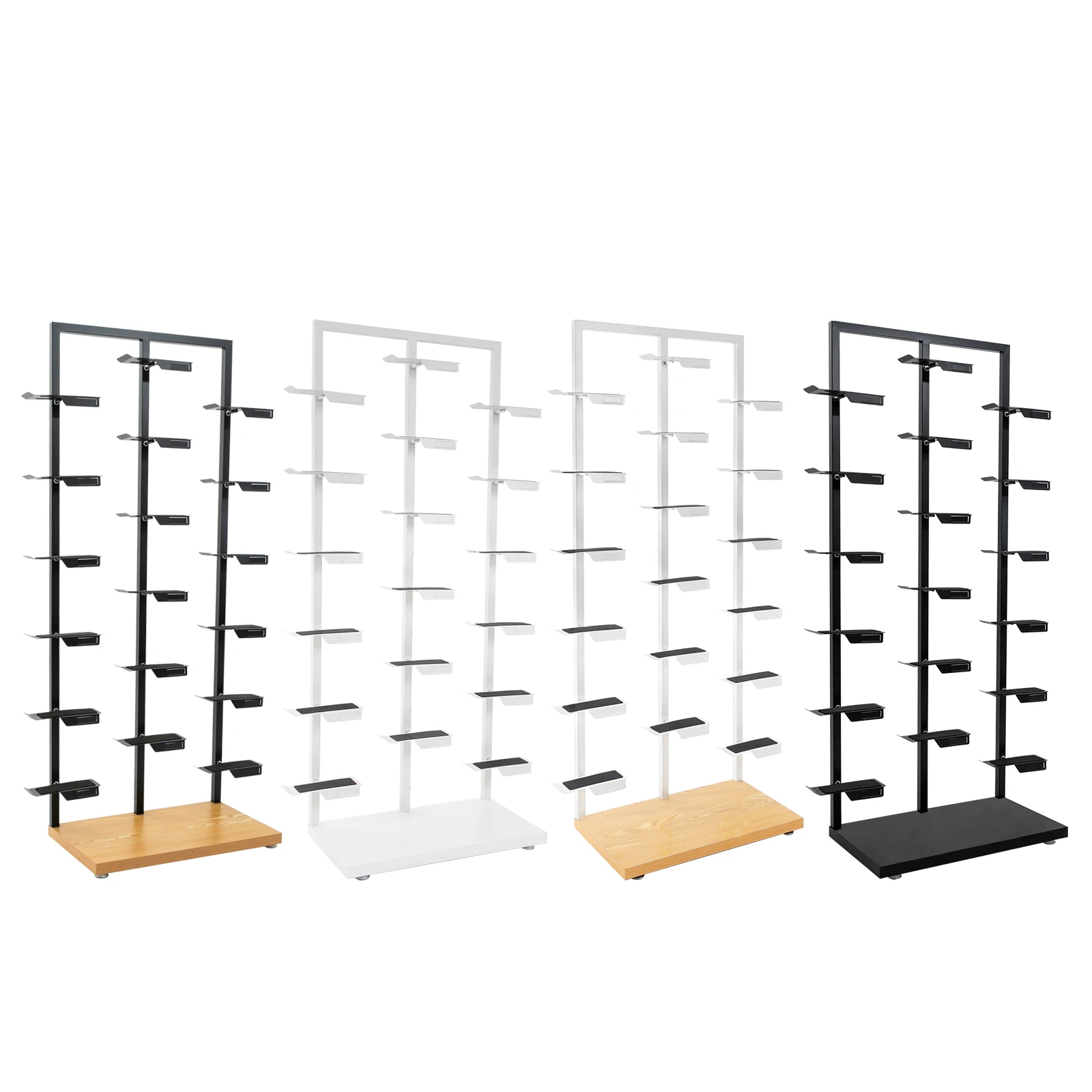 Free Standing Shoe Rack Boutique Shoe Display Shelf Creative Modern Metal Sneaker Basketball Shoes Stand for Home Store