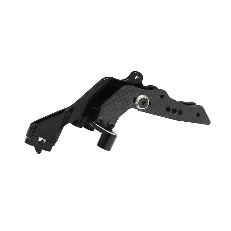 Supporto ammortizzatore posteriore Hot Racing opzionale in alluminio Grafite per Losi 1:6 Baja Rey Rock Rey