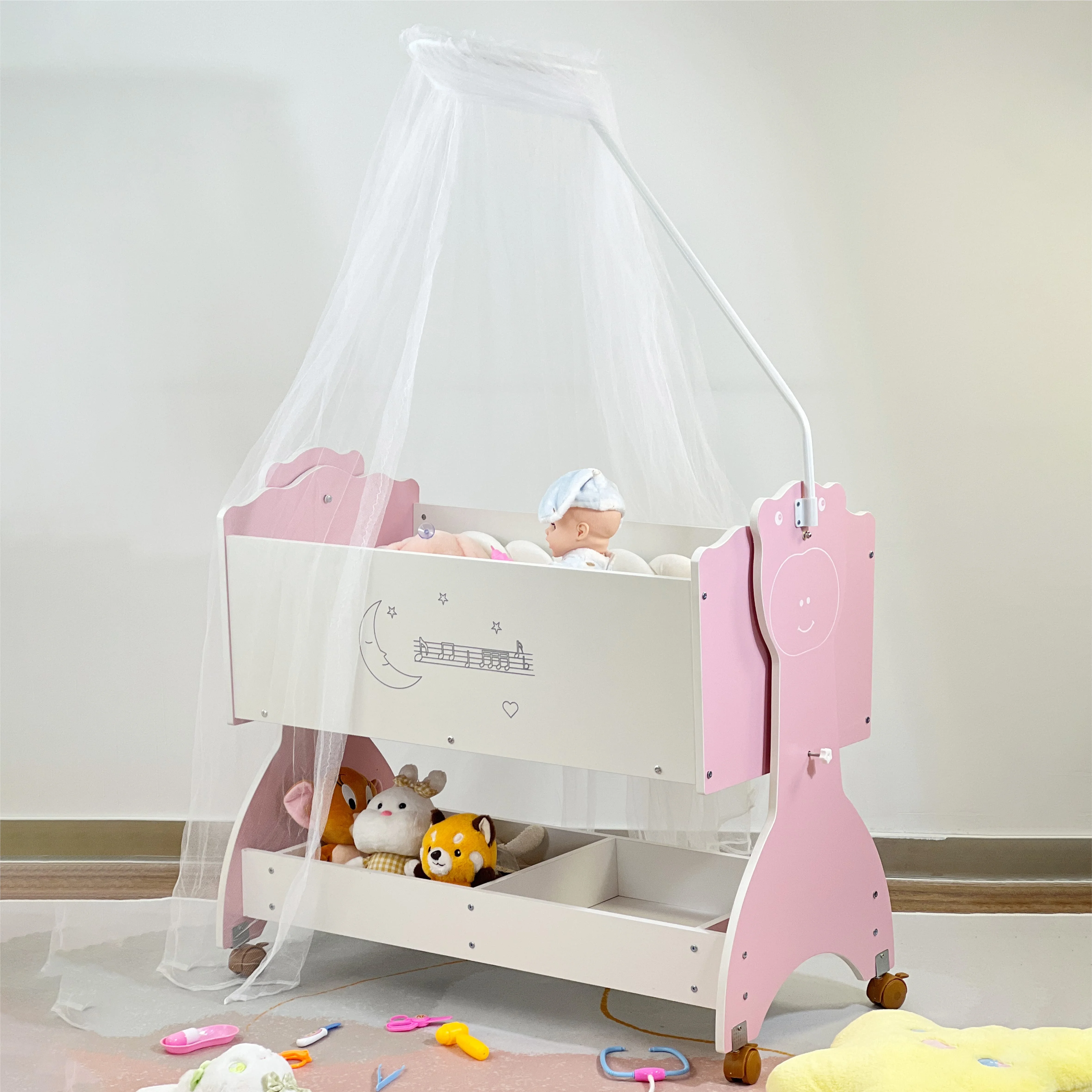 Mobile Luxury Hanging Rocking  - Bassinet Bedside Sleeper ulasan dan harga