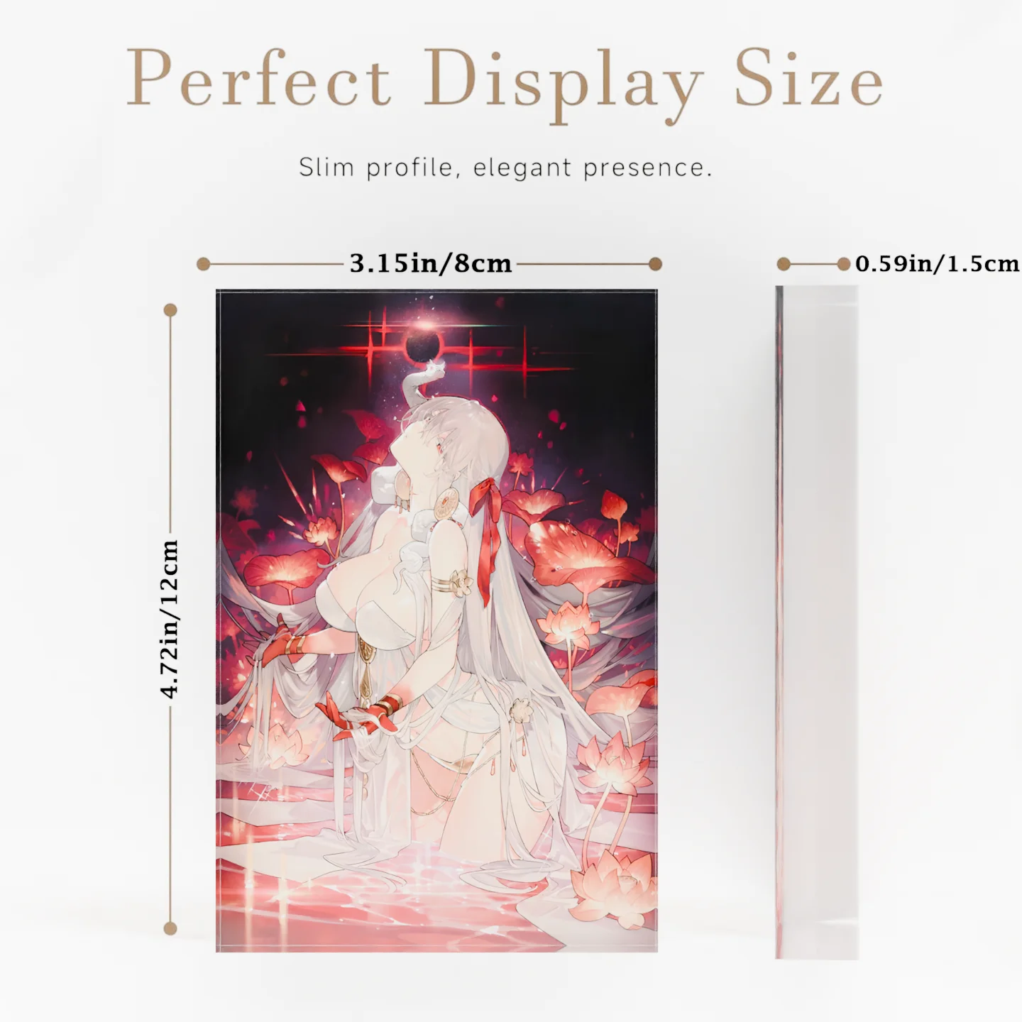 Fate Grand Order FGO Durga Kali Sakura Matou Clear Acrylic Block Anime Goods Desktop Ornament Anime Desk Decor Collection Gift