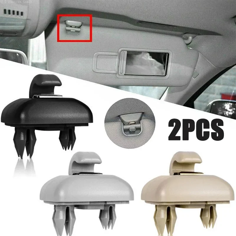 Car Sun Visor Hanger Clip Bracket Sun Visor Clip Bracket Hook Replacement Parts for Audi A1 A3 A4 A5 Q3 Q5 Auto Accessories