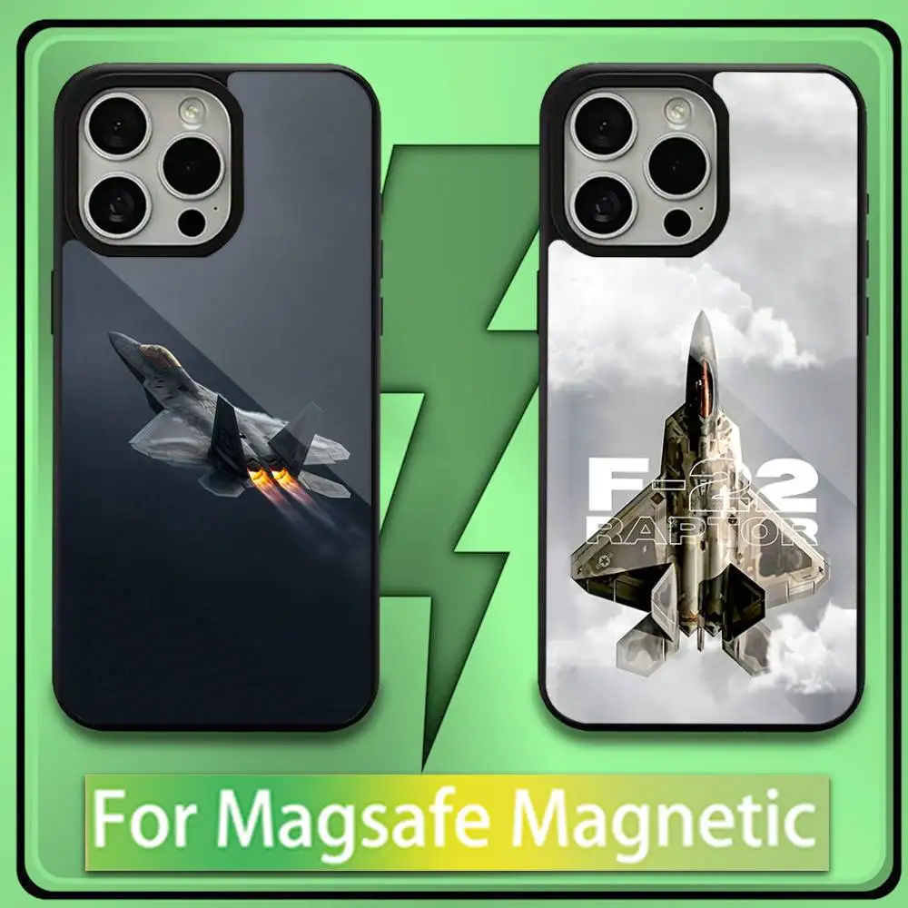 

Fighter Plane Poster F-22 raptor Phone Case For iPhone 16,15,14,13,12,11,Plus,Pro,Max,Mini Soft Magnetic Wireless Charge