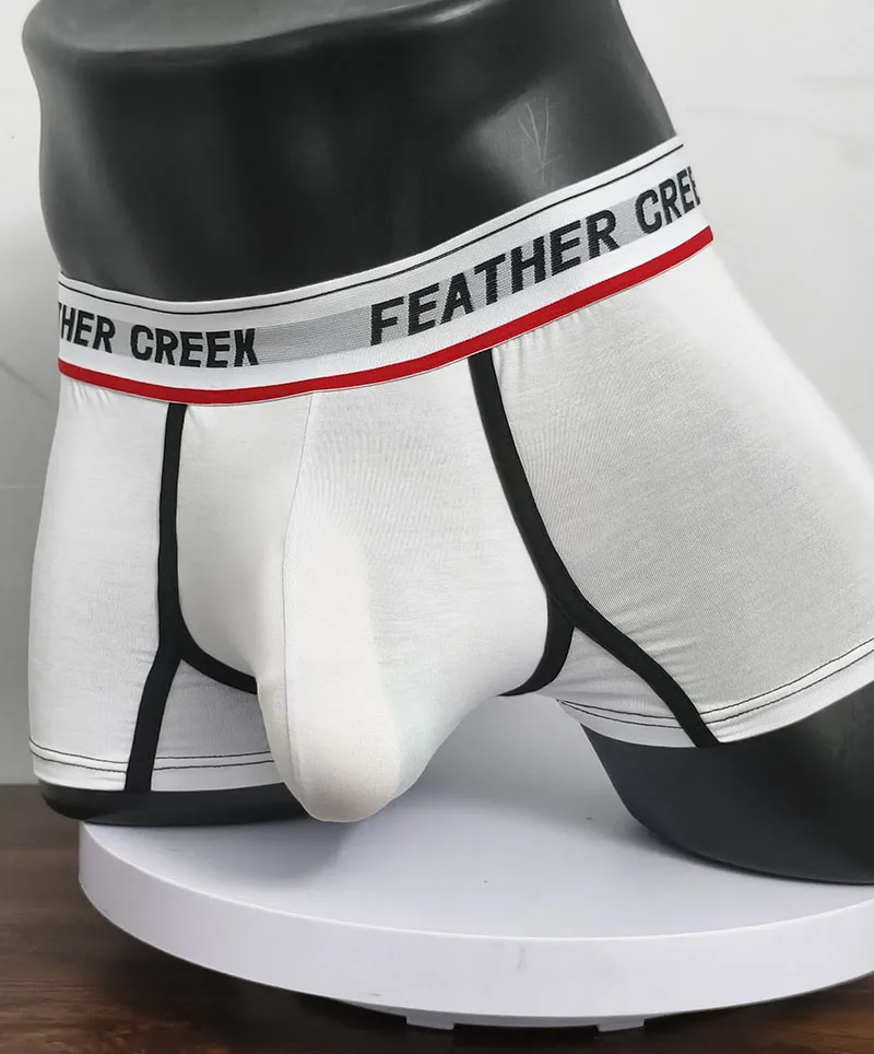 شورتات الملاكم الرجالية، ملابس داخلية مثيرة للرجال، تصميم جيب كبير، ملابس داخلية رياضية #3