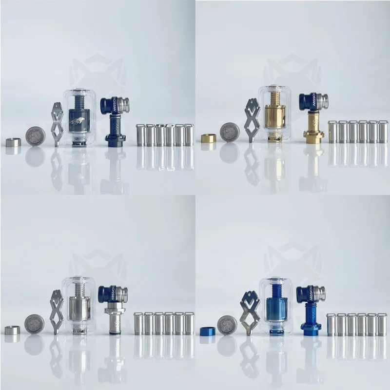 MISSION KB2 Full Kit (BORO + DOTMISSION SYSTEM) Style RBA Tank Full Kit For BB / Billet / Boro / DotAIO V1 V2