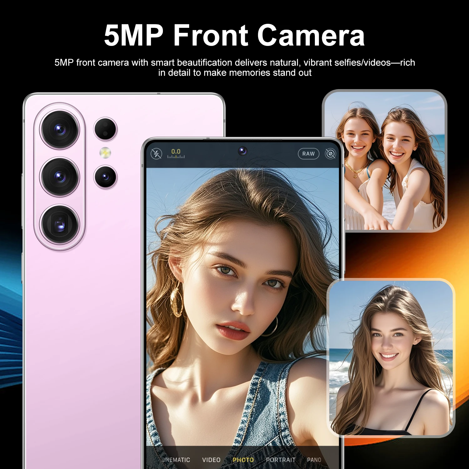 IVMI S27ULTRA Super Unlocked Smartphone Android 10 3GB 16GB Dual Card Dual Standby 4G Global Google Play Economy Mobile Phone