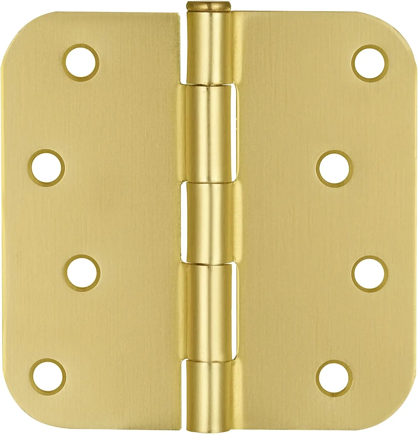 Design House 181586 Door Hinges for Interior Doors 10-Pack 4-inch x 4-inch, 5/8-inch Radius Steel Door Hinge Door Hardware