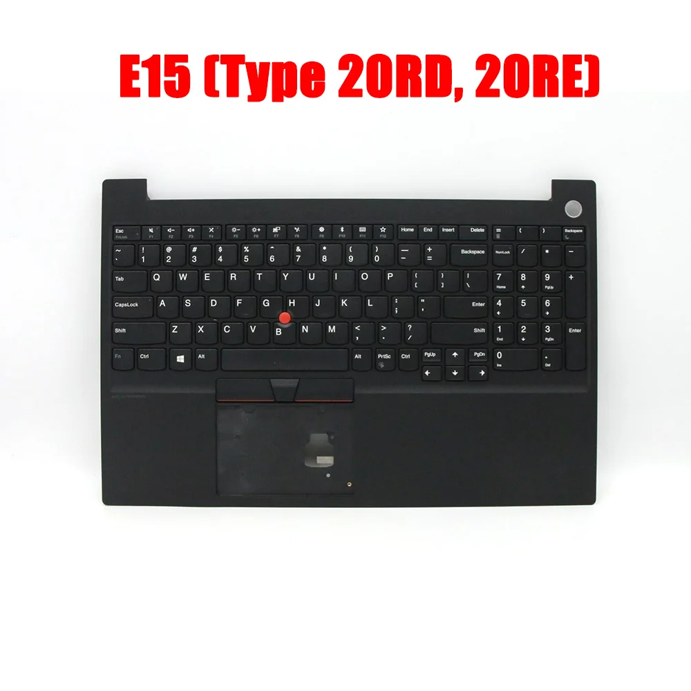 Laptop PalmRest&keyboard For Lenovo For ThinkPad E15 (Type 20RD, 20RE) 5M10V16998 English US Black Without Backlight Upper Case